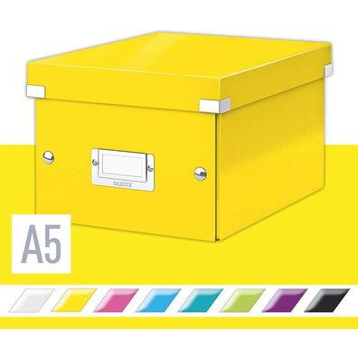 LEITZ Click & Store Aufbewahrungsbox 7,4 l gelb 21,6 x 28,2 x 16,0 cm