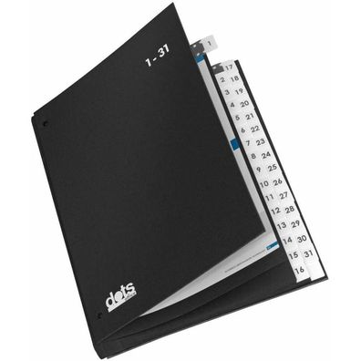 dots Pultordner 1-31 schwarz