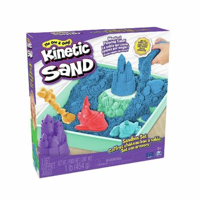Kinetic Sand - Sandbox Set blau (454 Gramm Sand)