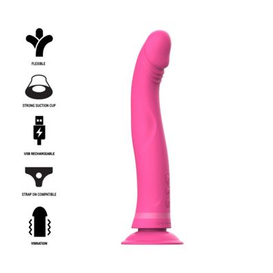 Michelangelo DILDO Vibrator Silikon ROSA