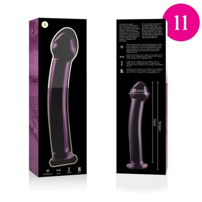 MODELL 11 DILDO Borosilikatglas 16 X 3 CM ROSA