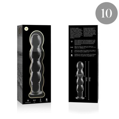 MODELL 10 DILDO Borosilikatglas 16,5 X 3,5 CM KLAR