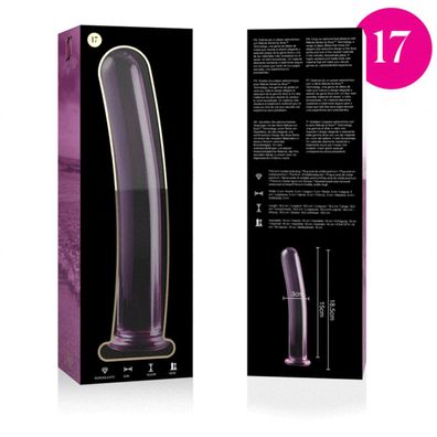 MODELL 17 DILDO Borosilikatglas 18,5 X 3 CM ROSA