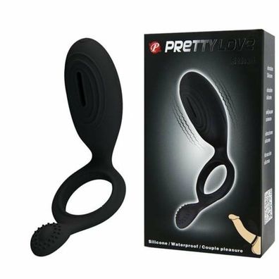 Hübscher Love Ethel Double Penis Ring Schwarz