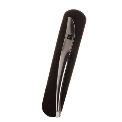 Qvs abgeschrägte Spitze Pinzette + Holster