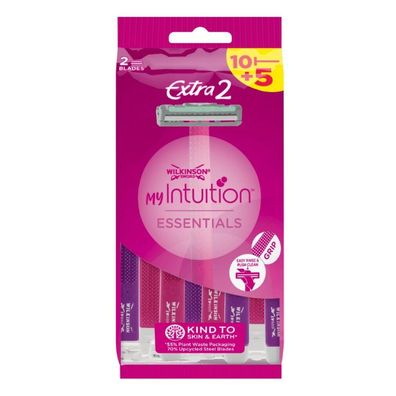 My Intuition Extra2 Essentials Einwegrasierer für Frauen 15 Stk