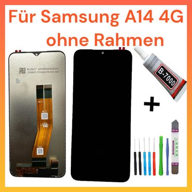 LCD Display Für Samsung Galaxy A14 4G SM-A145 Bildschirm TouchScreen Schwarz + TOOL
