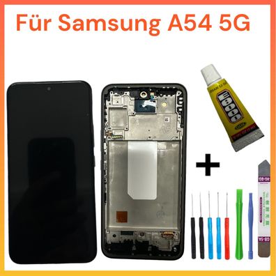 LCD Display Für Samsung Galaxy A54 5G 2023 SM-A546 Bildschirm TouchScreen Schwarz auf