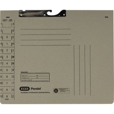 ELBA Pendelhefter 100570021 DIN A4 320g Organisationsaufdruck Manilakarton