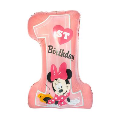 Disney Minnie Pink Erster Geburtstag Folienballon 71 cm