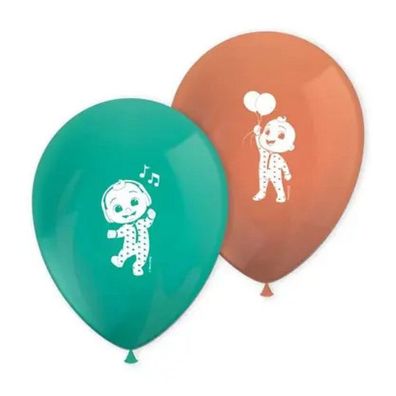 Procos Cocomelon-Latexballons, 25 cm, 8 Stück