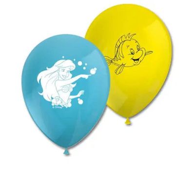 Procos Disney Prinzessin Ariel Curious Ballon, 8 Stk