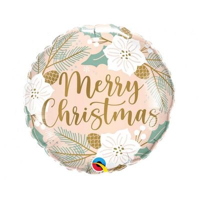 Weihnachten Frohe Weihnachten, Folienballon 46 cm