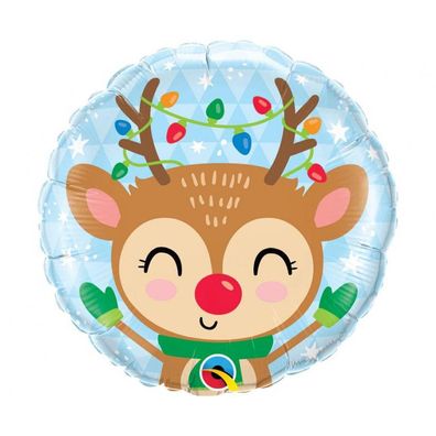 Weihnachten Reh, Rentier i Folienballon 46 cm