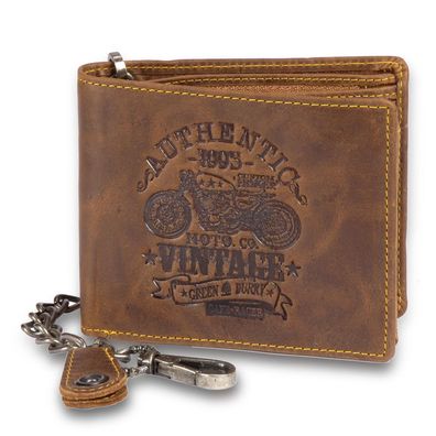 Greenburry Cafe-Racer Scheintasche 2tlg. 0835, brown, Herren