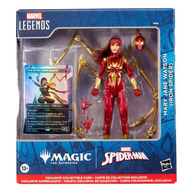 Marvel Spider-Man Magic The Gathering Figur von Mary Jane Watson, Eisenspinne, 15 cm