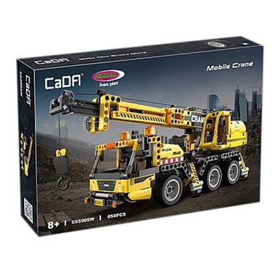 Jamara CaDA Mobilkran, Bricks gelb, 8
