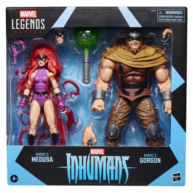 Marvel Legends Series Inhumans Medusa & Gorgon, Set mit 2 Figuren