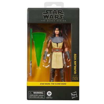 Star Wars The Clone Wars Figur Quinlan Vos, 15 cm