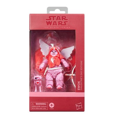 Star Wars Ewok Figur in der Valentinstagsausgabe, 15 cm