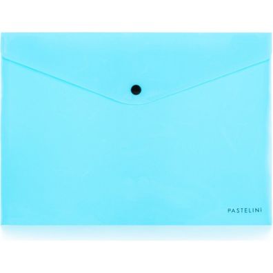 KARTON P+P Mappe mit Knopf A4 blau