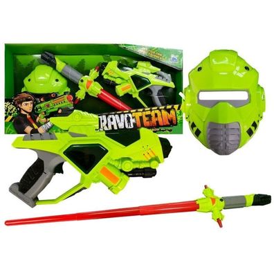 Lean Toys Space Weapon Sword Maske Hellgrün