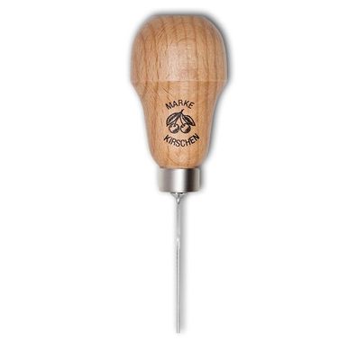 Kirschen Zierschnitzeisen mit Rotbuchenheft 1 mm Stich 3 gerade Birnenform 5703000