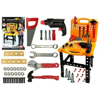 Lean Toys Großes Werkstatt-Set, erweiterbar im Koffer