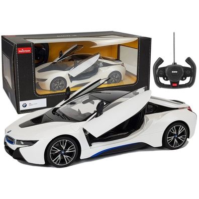 Car R/C BMW i8 Rastar 1:14 White Automatic Doors