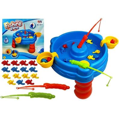 Leantoys Fischfängerset mit Angelruten 15 Fische