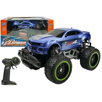 Leantoys Ferngesteuertes Auto Offroad R/C Blau Hohe Räder