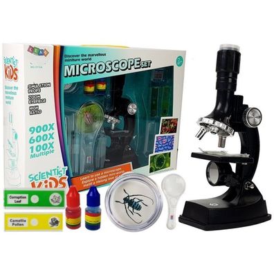 Leantoys Pädagogisches Kindermikroskop für junge Wissenschaftler 900x 600x 100x
