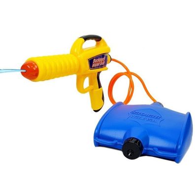 Lean Toys Wasserpistole mit Tank 1080 ml Gelb und Blau
