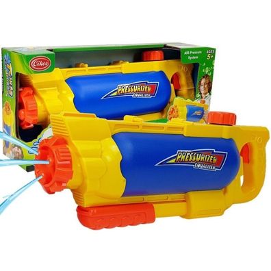 Lean Toys Wasserpistole 1450 ml Gelb-Blau