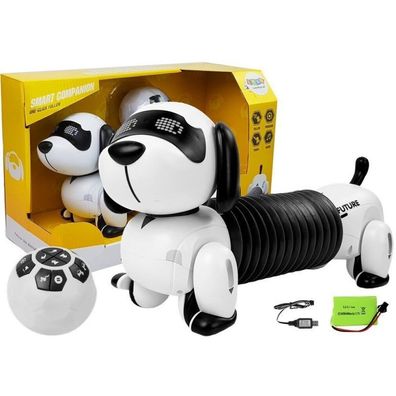 Leantoys Interaktiver Roboterhund, ferngesteuert, Musik, Sound, Fernbedienungsball