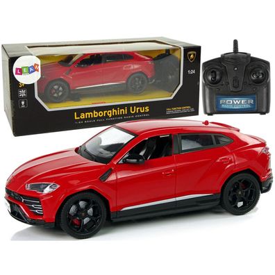 Lean Toys Auto R/C 1:24 Lamborghini Urus Rot 2.4 G Lichter