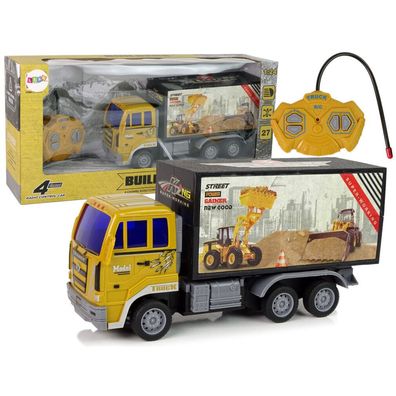 Lean Toys Ferngesteuerter Bau-LKW 1:24 Gelb