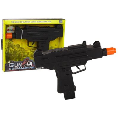 Lean Toys Pistole Schwarz Für Kinder Vibration Sound