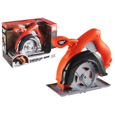Lean Toys Werkzeuge Handwerker Säge Orange