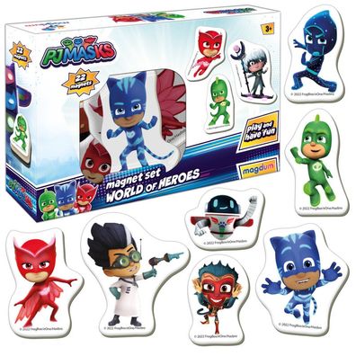Maluk Pj Masks Magnetset Pj Masks Welt Der Helden Farbiges Puzzle Me5031-31