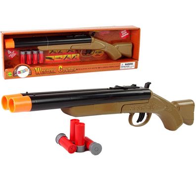 Leantoys Cowboy-Jagdgewehr für Kinder Cowboy-Patronen