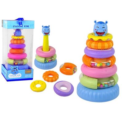 Leantoys Lernpyramide mit farbigen Felgen