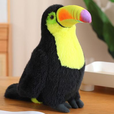 Lean Plüsch Tukan Vogel Maskottchen Umarmungen Gelb 20Cm