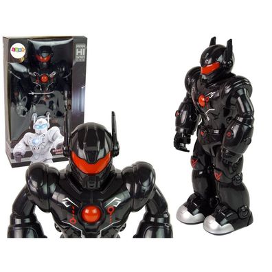 Interaktiver Roboter geht Ton Lichter Schwarz