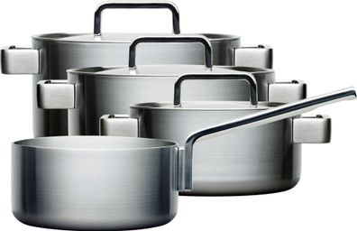 Iittala Tools Topfset - Gebürsteter Edelstahl - 4-delig