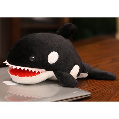 Leantoys Kuschelige Orca Ocean Puppe 30 cm