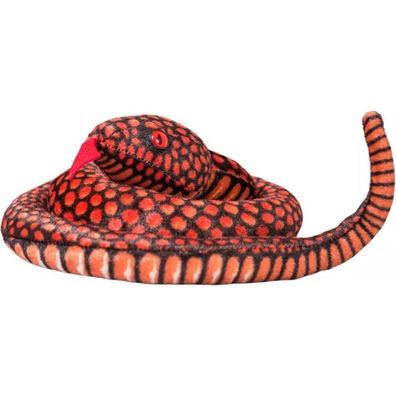Leantoys Plüsch Schlange Maskottchen Rot 100 cm