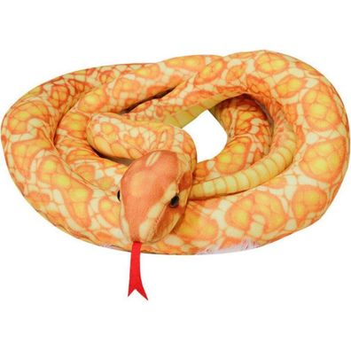 Leantoys Plüsch-Maskottchen Goldene Schlange 110cm