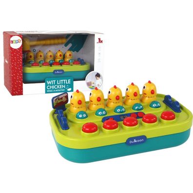 Leantoys Arcade-Spiel Whac-a-Mole Chicken Hammer Lichter Sounds Batteriebetrieben
