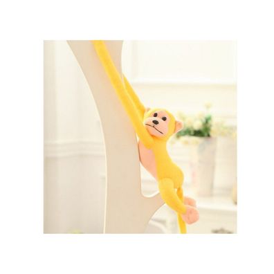 Leantoys Plüsch-Affe-Maskottchen mit Sound, gelb 80 cm